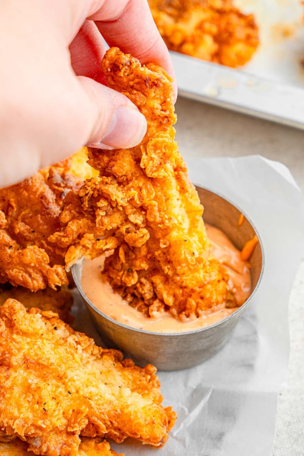 Homemade Raising Cane's Chicken with Crispy Tenders and Tangy Smoky Sauce