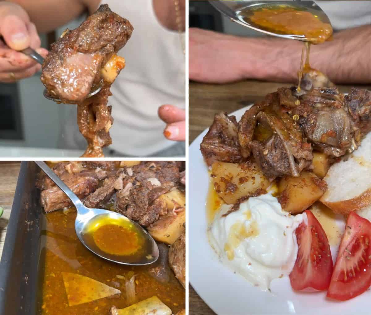 Cypriot Lamb Tava With Tender Potatoes and Warm Tomato Spices