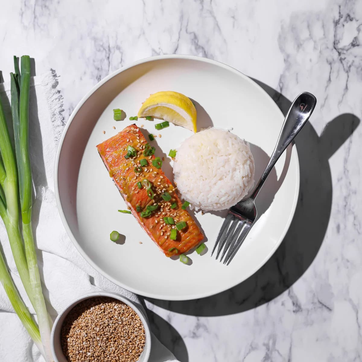 Oven Baked Maple Dijon Salmon with Smoky Garlic Coating