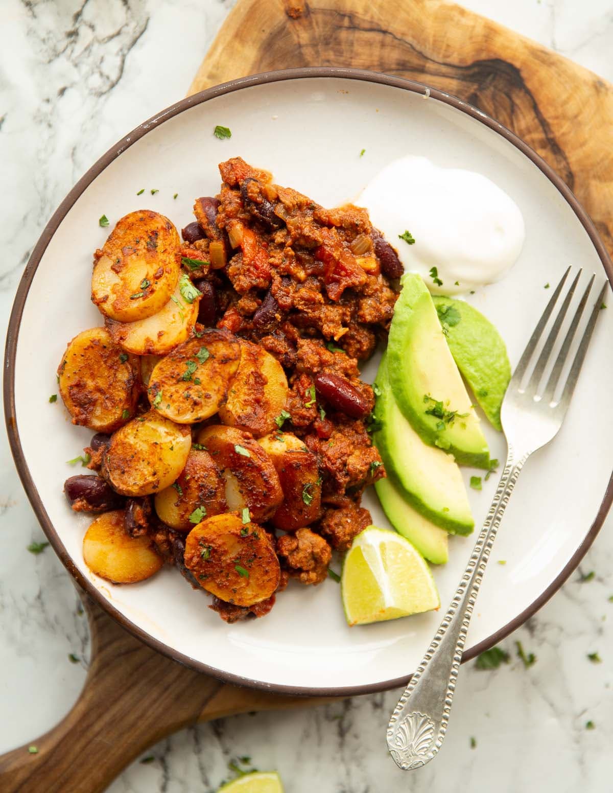Chilli Beef Hotpot with Tender Baby Potato Topping