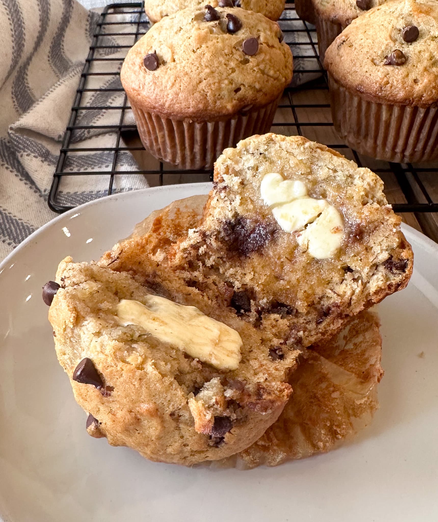 Chocolate Chip Banana Muffins: Soft, Sweet Breakfast Treats