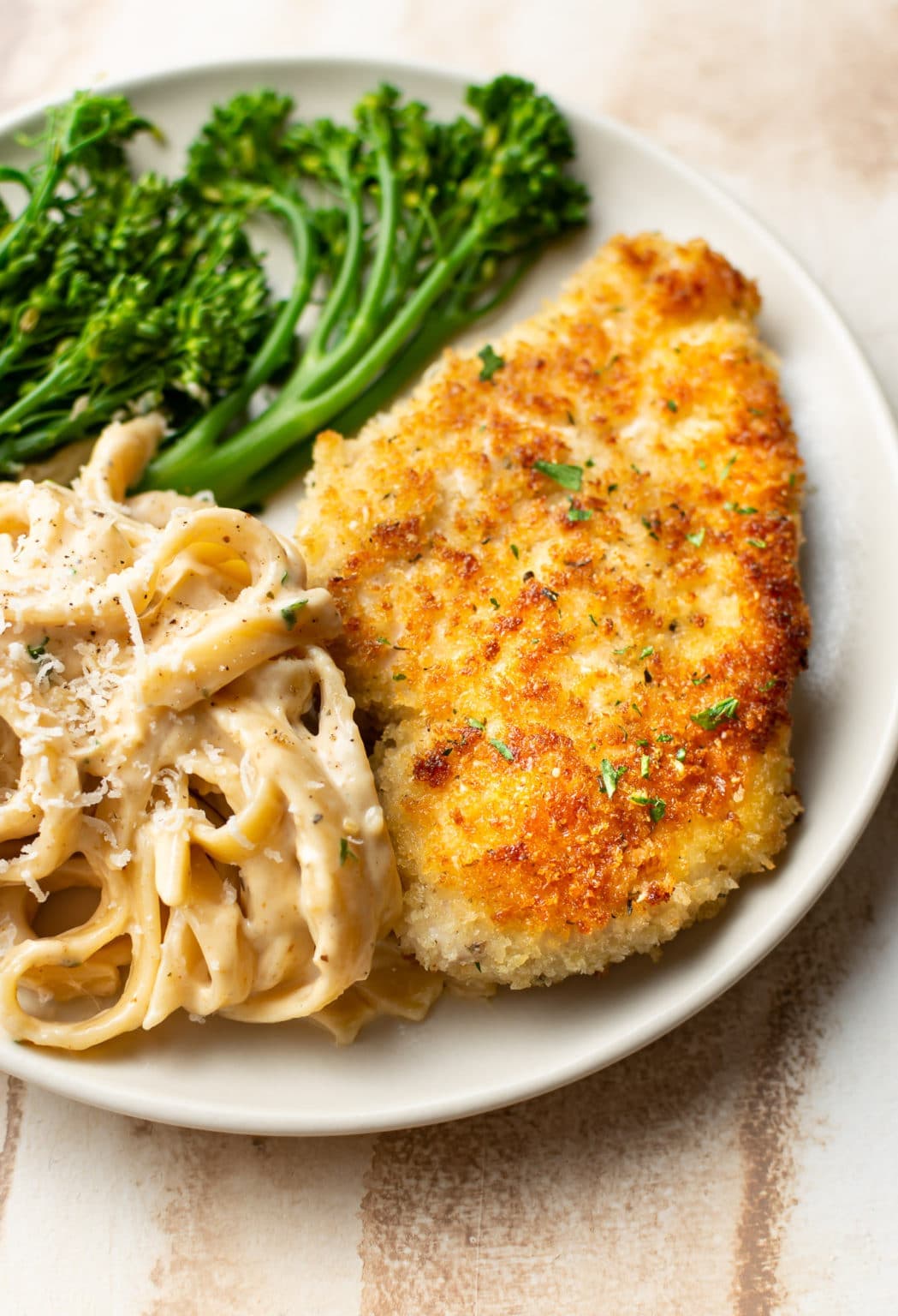 Parmesan Crusted Chicken with Crispy Panko Breading
