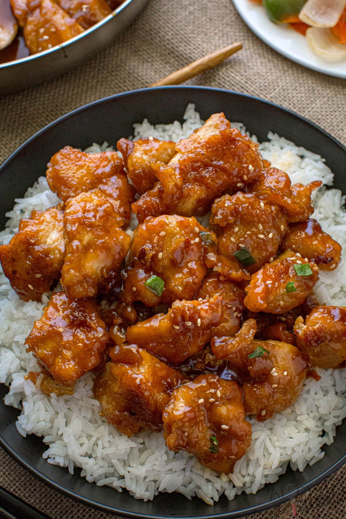 General Tso’s Chicken with Glossy Sweet Soy-Vinegar Sauce