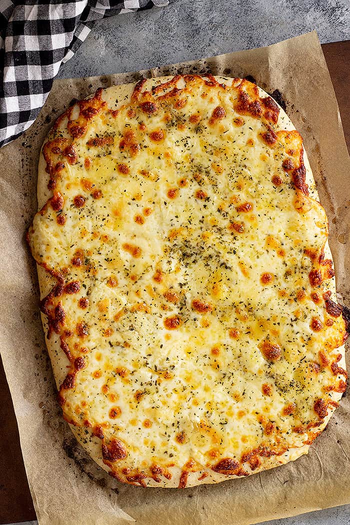 Cheese Breadsticks with Garlic Butter and Mozzarella