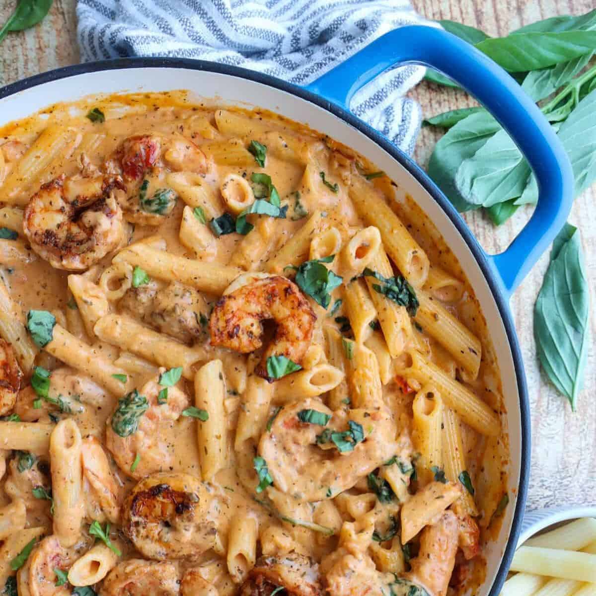 Marry Me Shrimp Pasta with Creamy Sun-Dried Tomato Sauce