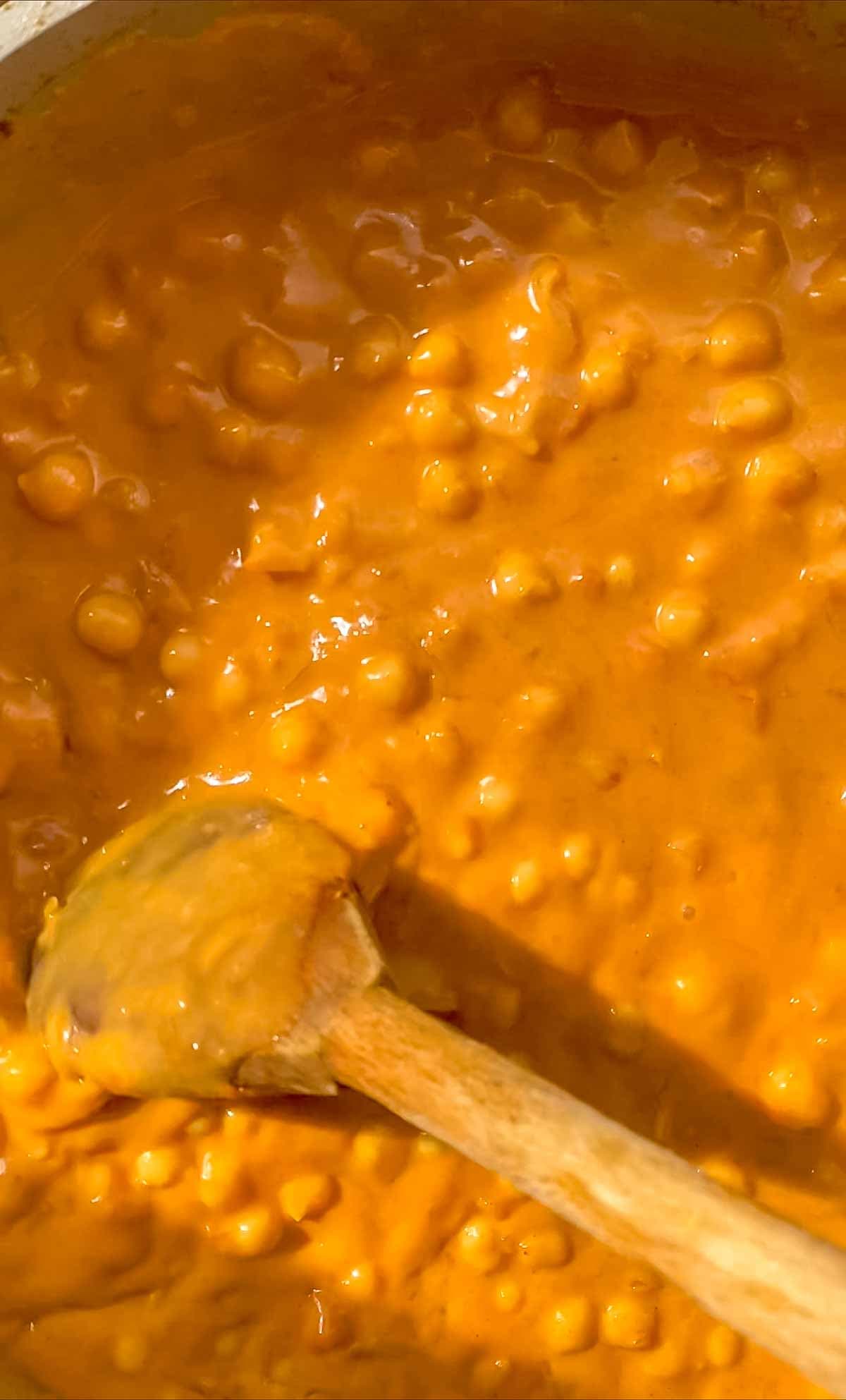 Vegan Chickpea Curry With Creamy Coconut Tomato Sauce