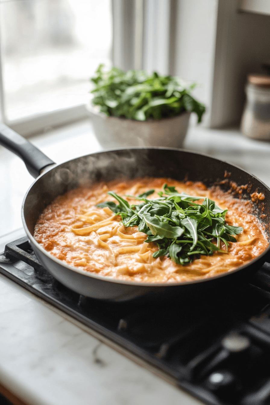 Vegan Sun-Dried Tomato Fettuccine with Creamy Coconut Sauce