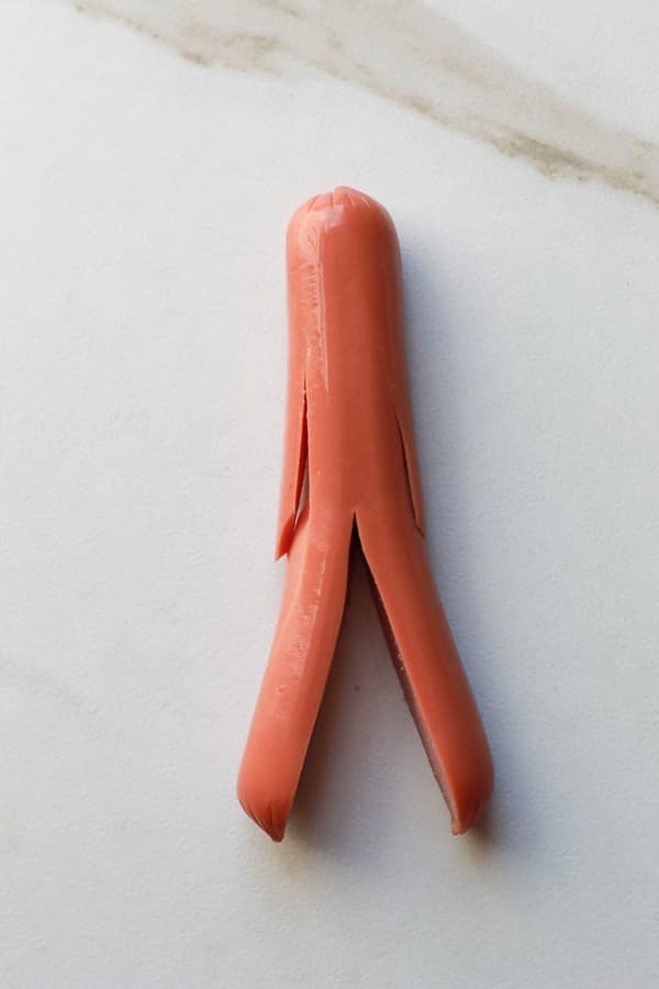 Easy Mummy Hot Dogs With Crescent Dough Arms and Legs