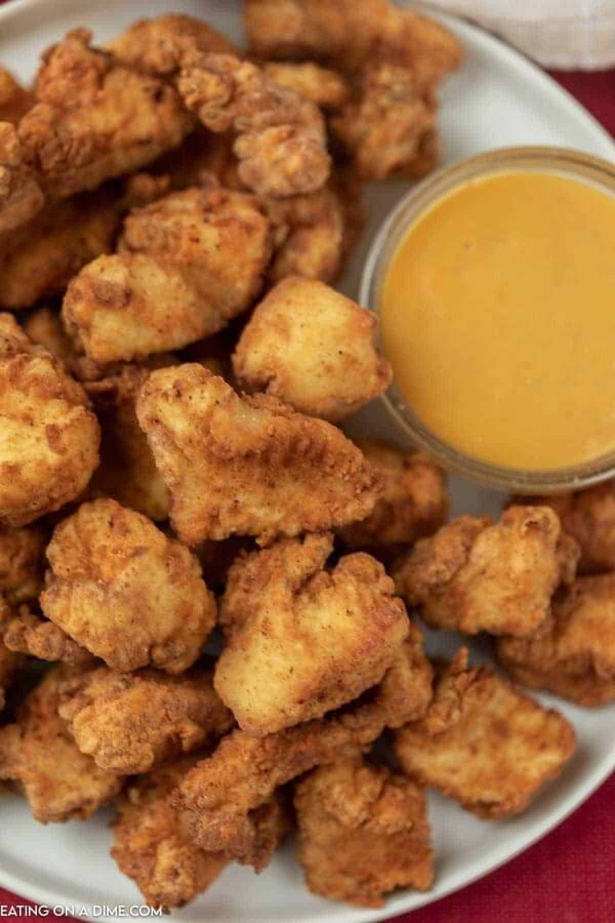 Copycat Chick-Fil-A Nuggets with Pickle Juice Marinade and Sweet Breading