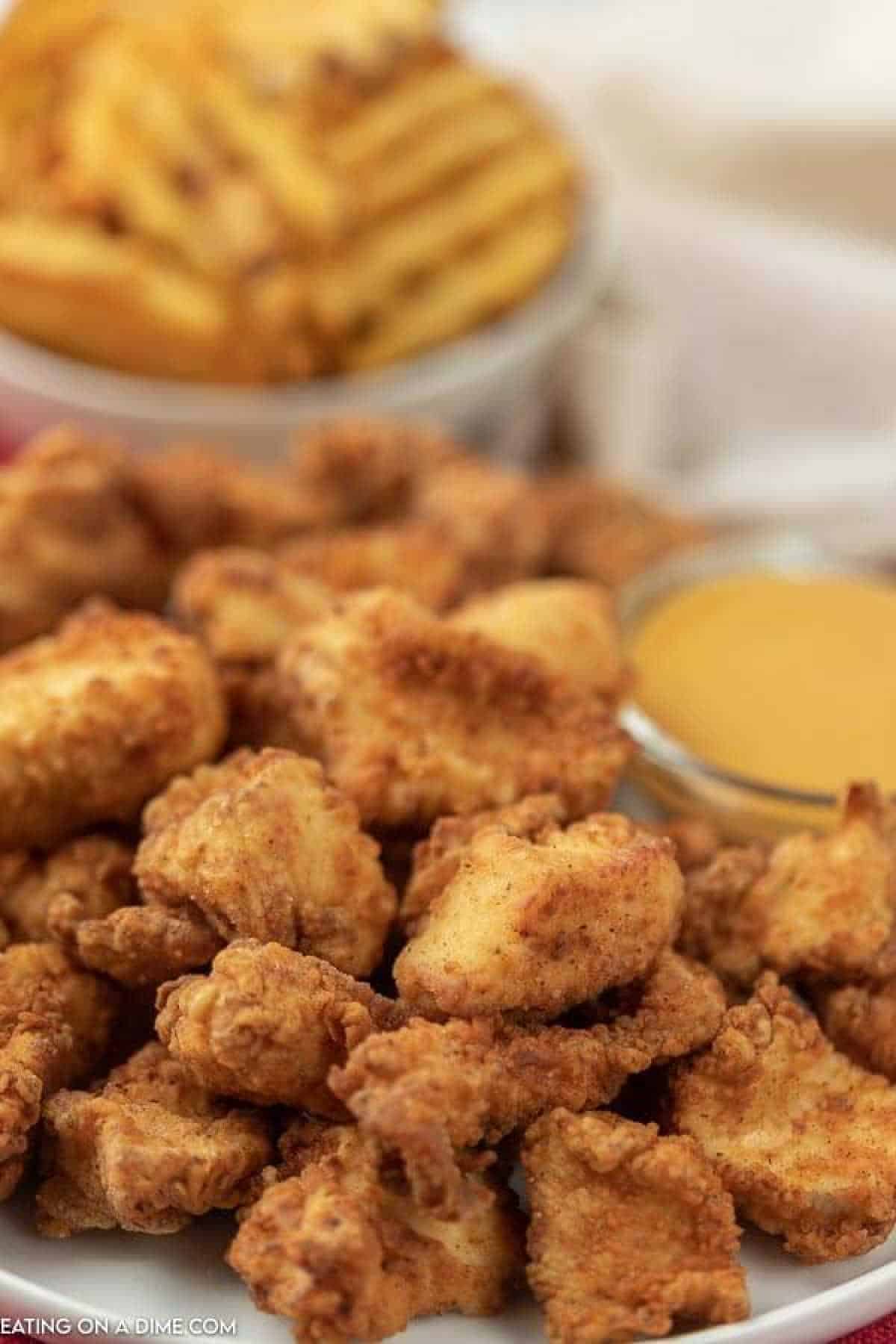 Copycat Chick-Fil-A Nuggets with Pickle Juice Marinade and Sweet Breading