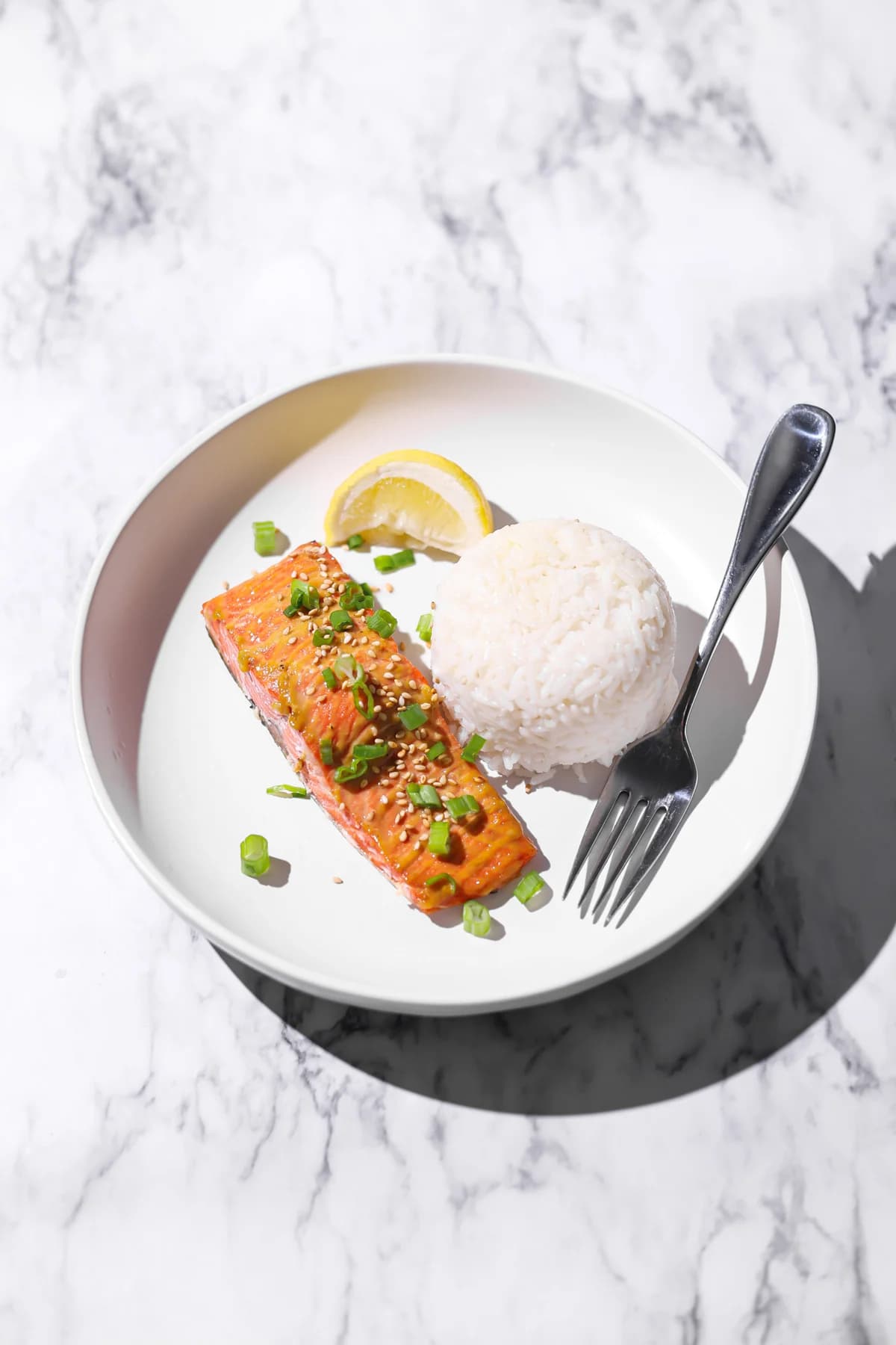 Oven Baked Maple Dijon Salmon with Smoky Garlic Coating