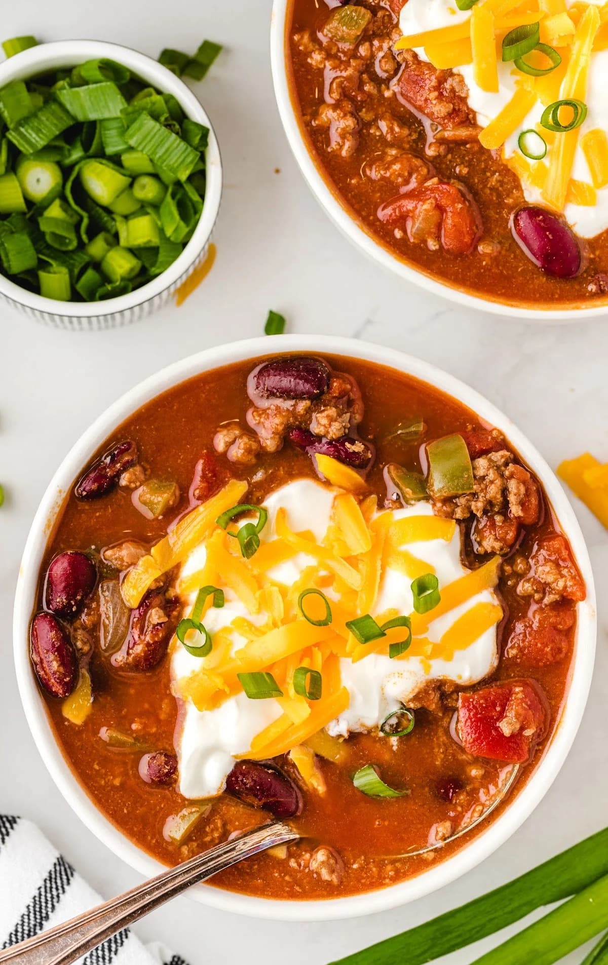 Homemade Chili with Smoky Spices and Tender Kidney Beans