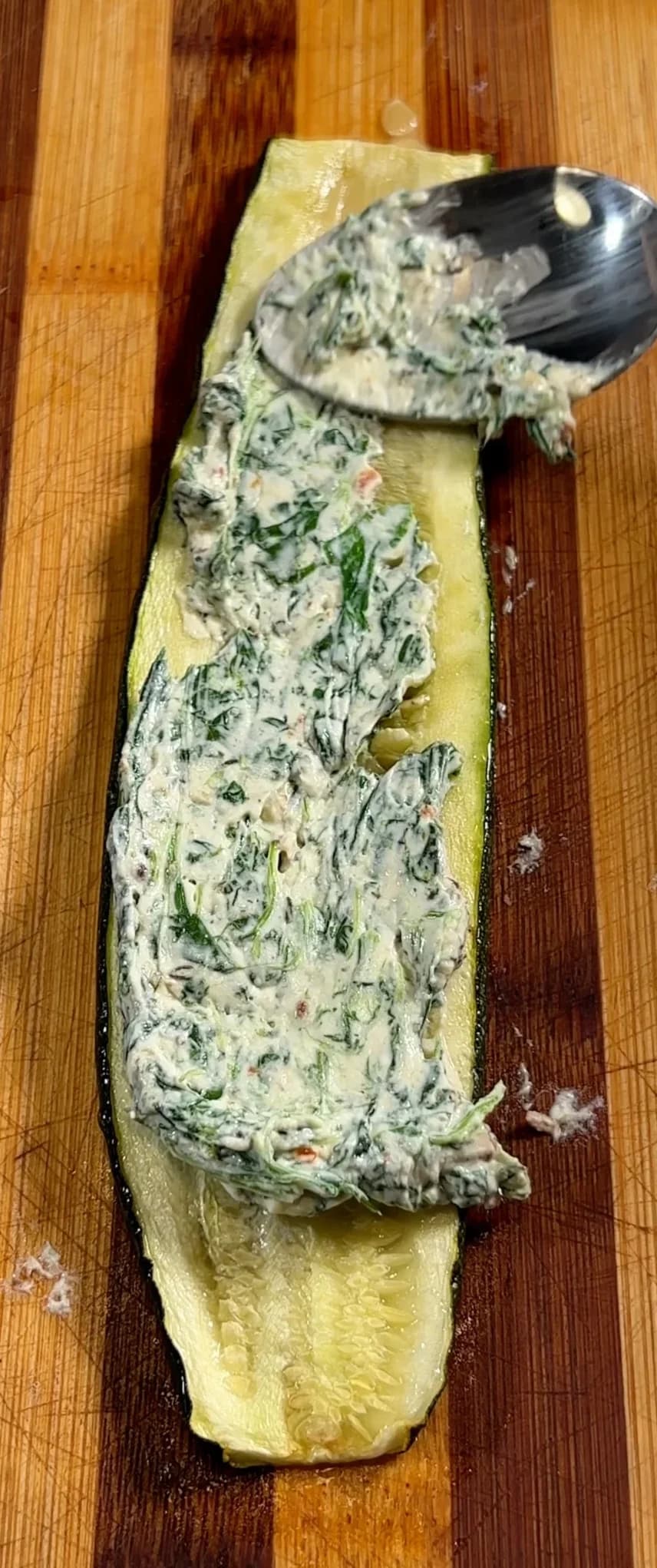 Vegan Zucchini Rollatini with Spinach Ricotta and Marinara