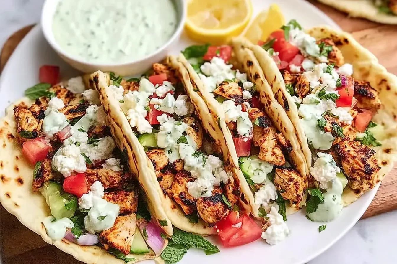 Mediterranean Chicken Tacos: Quick and Flavorful Weeknight Meal