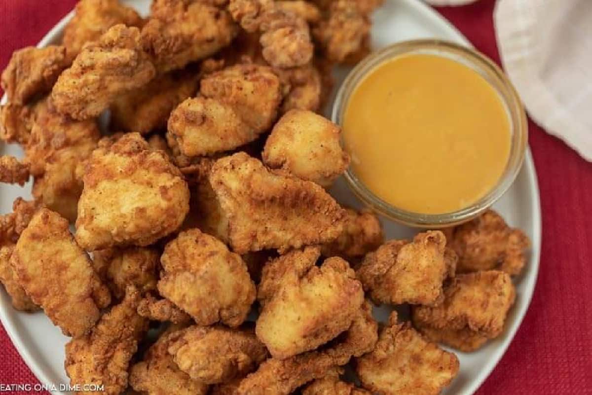 Copycat Chick-Fil-A Nuggets with Pickle Juice Marinade and Sweet Breading