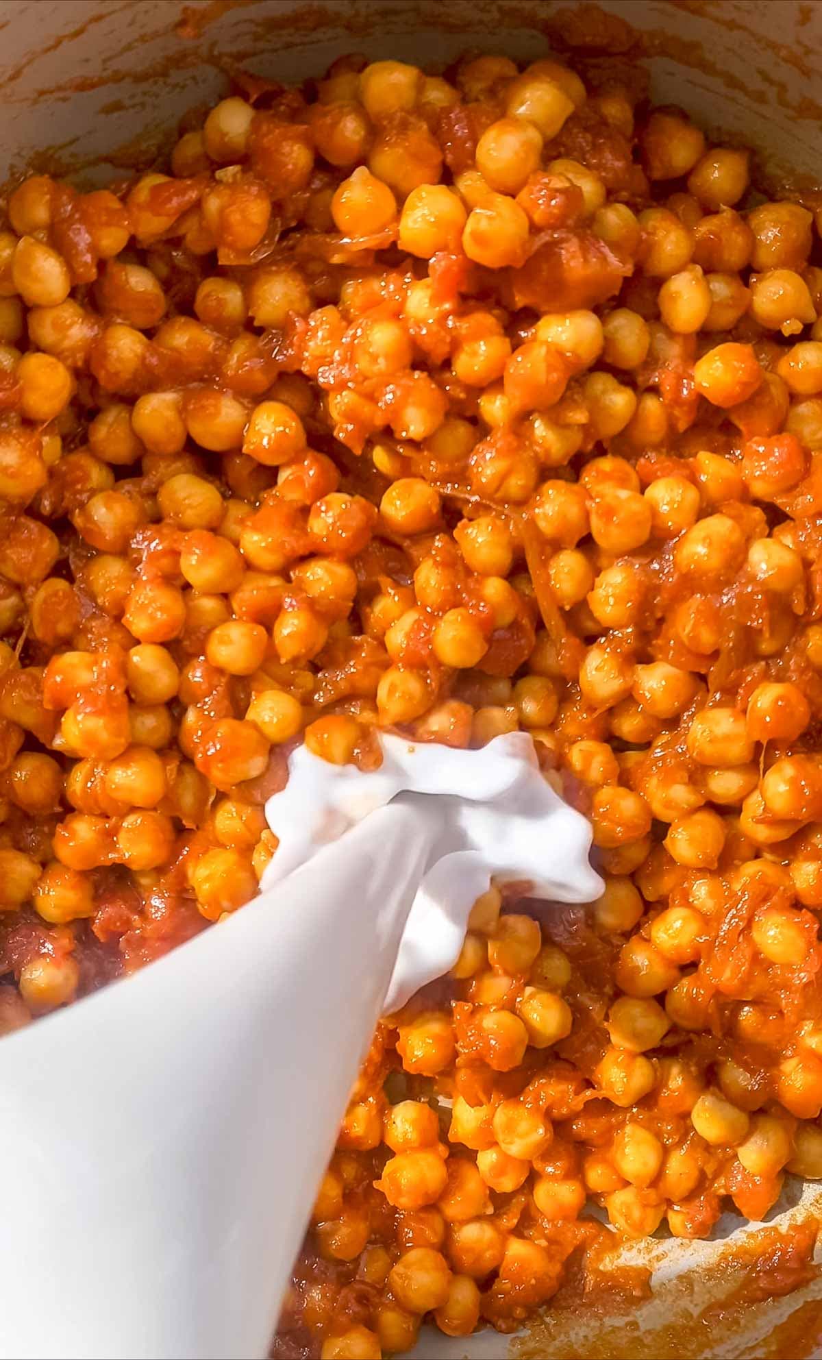 Vegan Chickpea Curry With Creamy Coconut Tomato Sauce