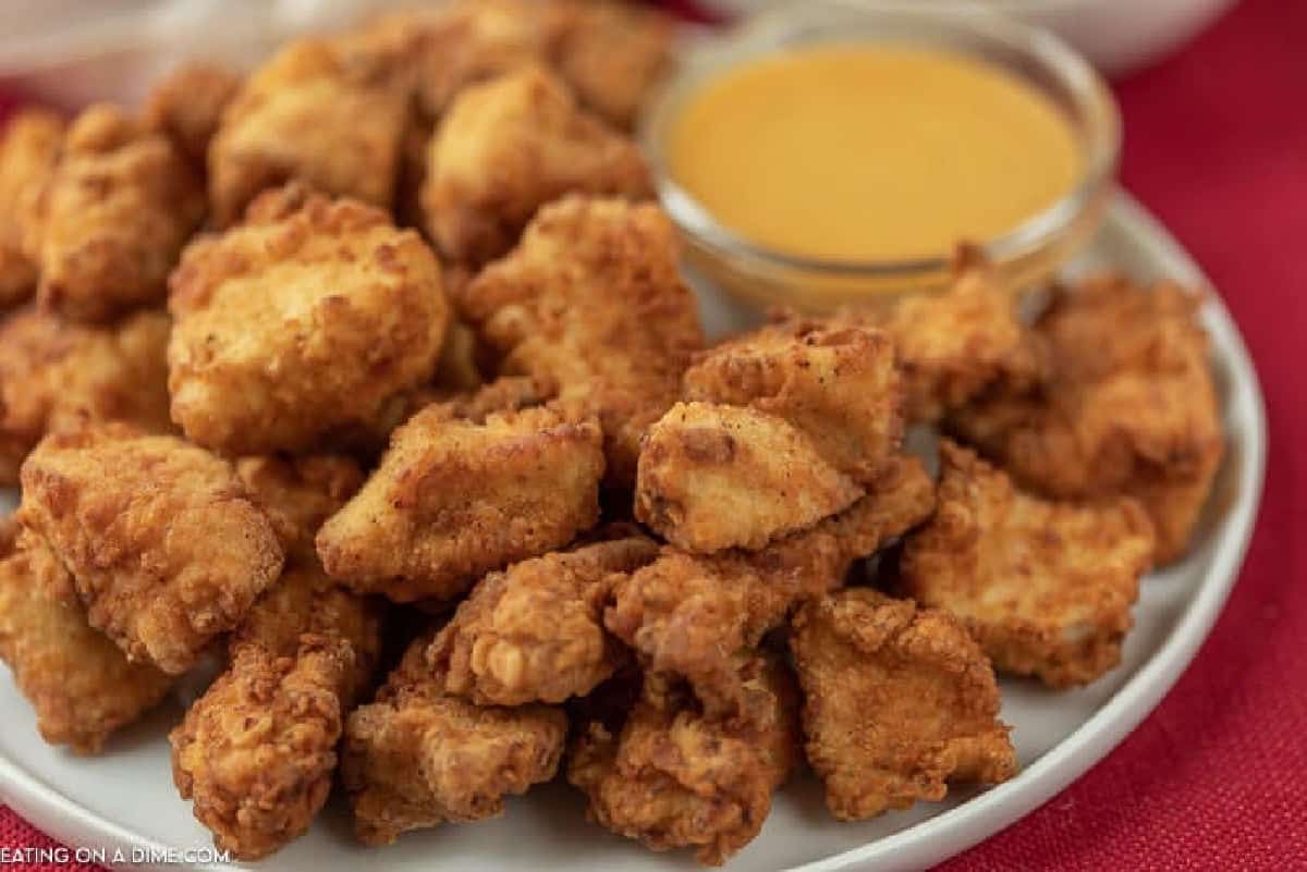Copycat Chick-Fil-A Nuggets with Pickle Juice Marinade and Sweet Breading