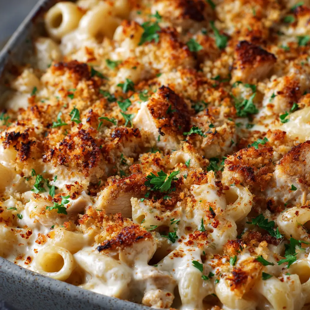 Cajun Chicken Mac and Cheese with Andouille Sausage