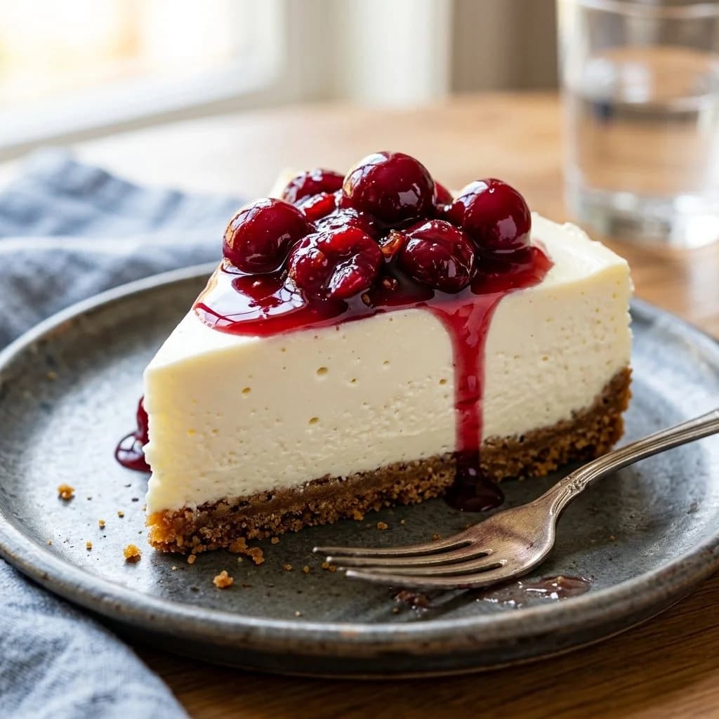 No-Bake Cheesecake: Simple Creamy Dessert with Graham Cracker Crust