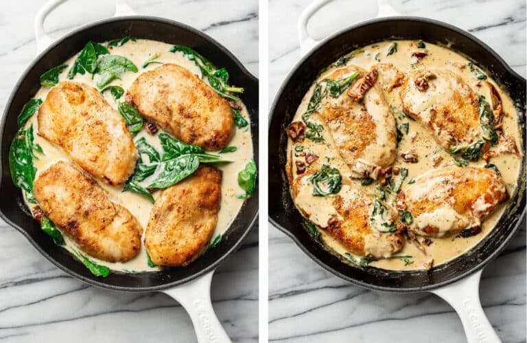 Creamy Tuscan Chicken with Sun-Dried Tomatoes and Spinach