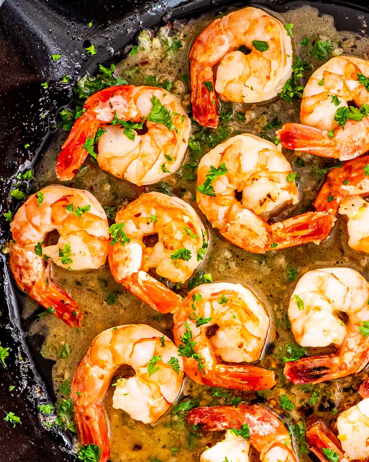 Garlic Butter Shrimp with Lemon, Parsley, and Red Pepper Flakes