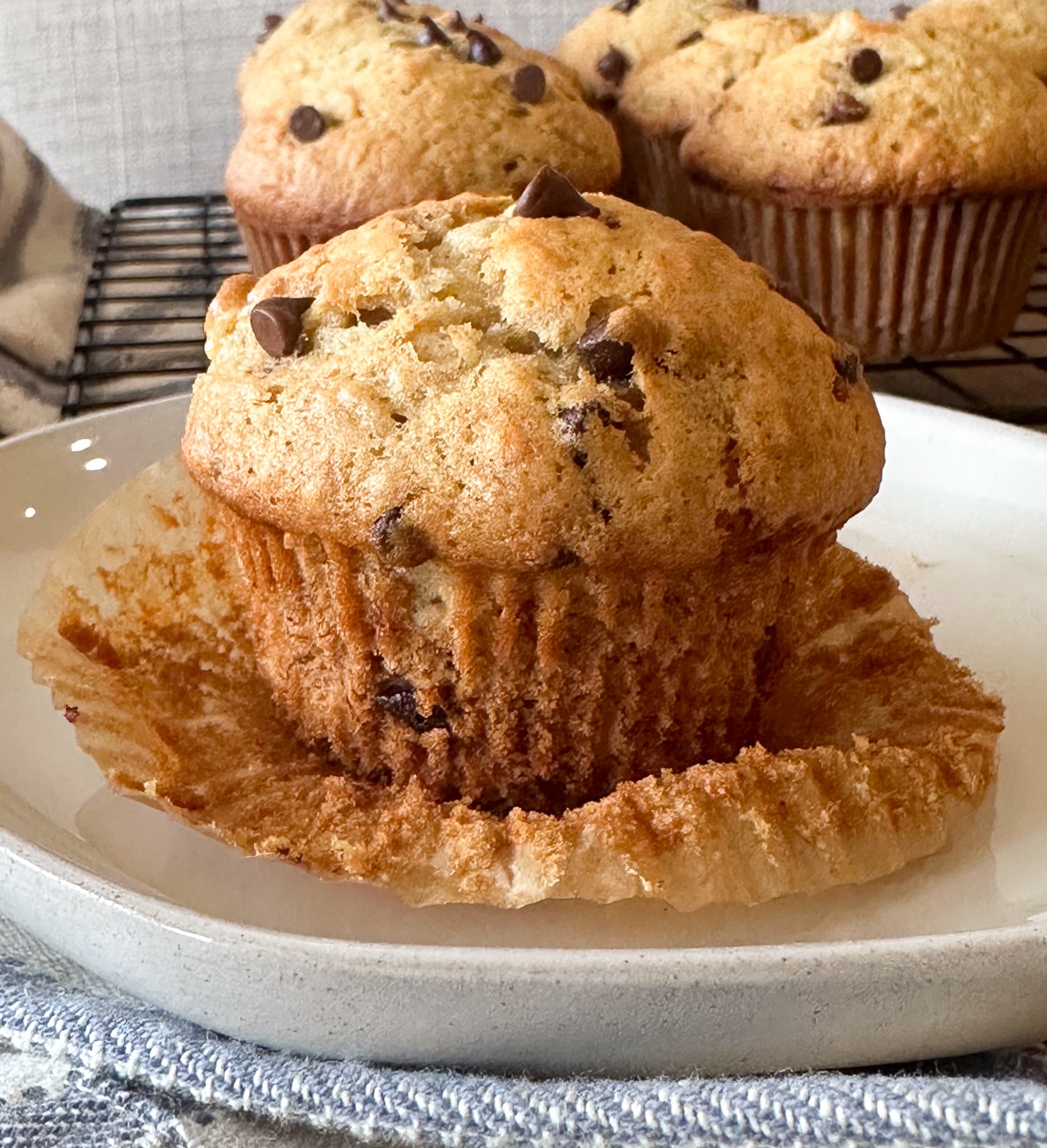 Chocolate Chip Banana Muffins: Soft, Sweet Breakfast Treats