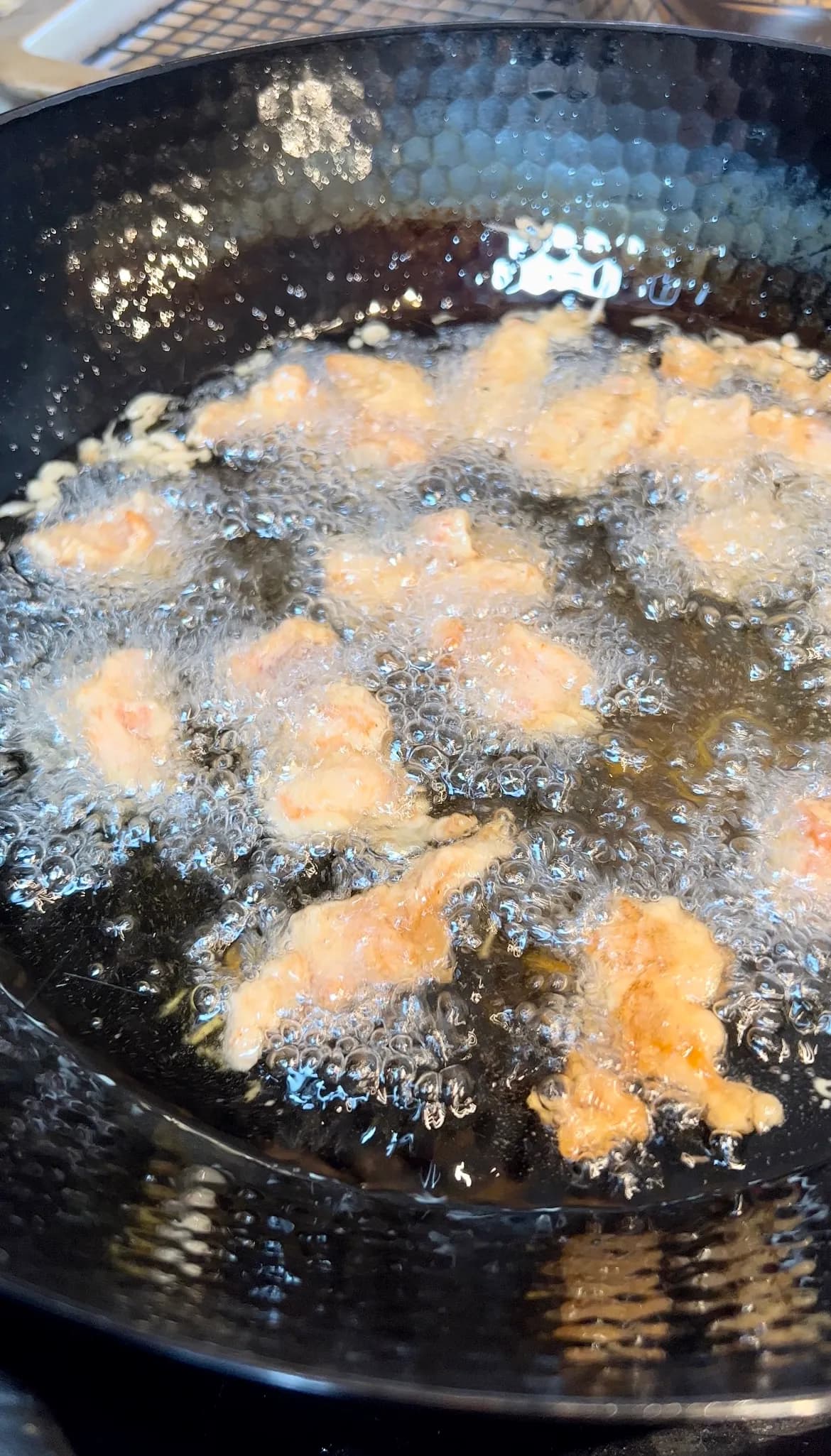 Orange Chicken with Crisp Double-Fried Chicken and Fresh Orange Sauce