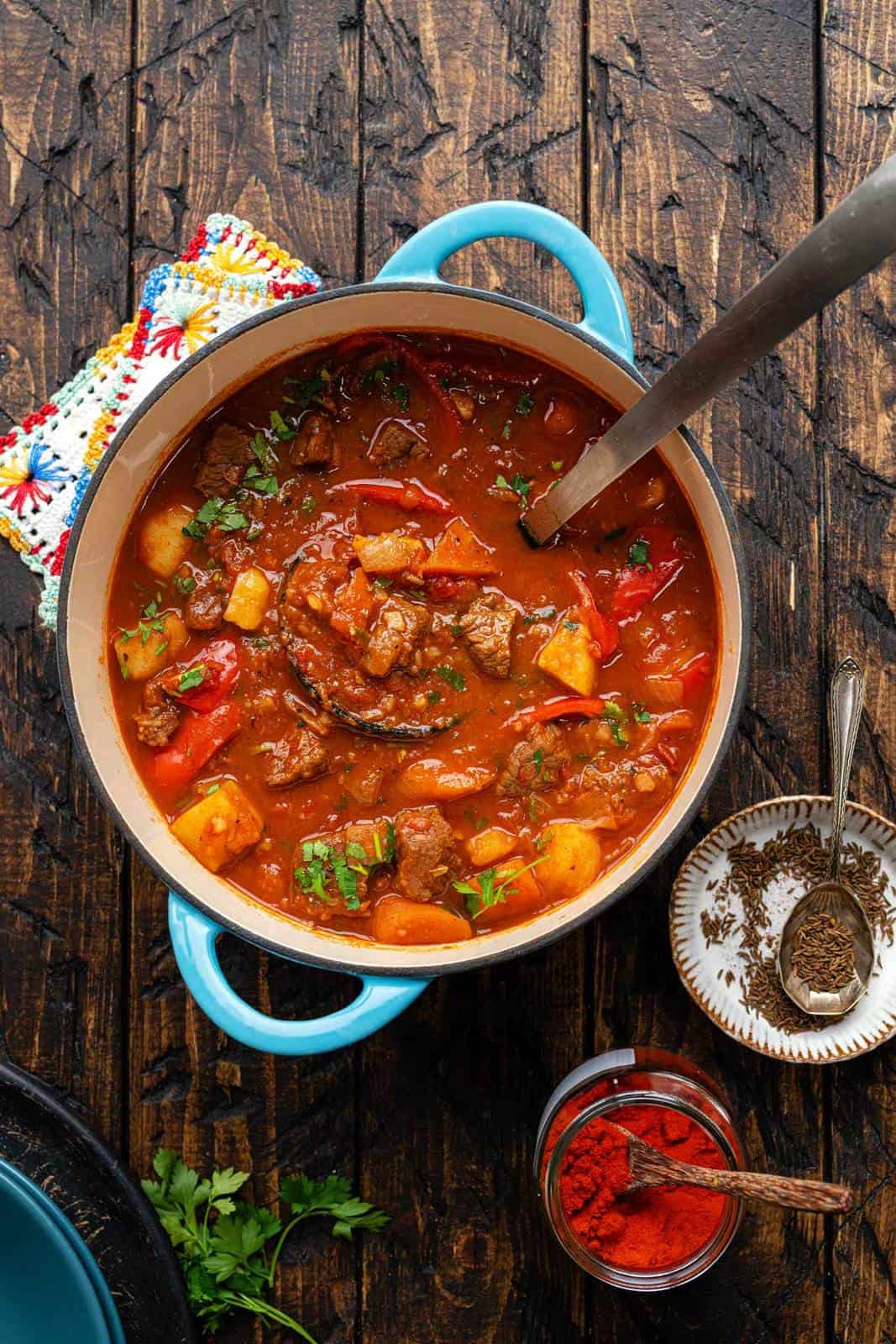 Hungarian Goulash: Make-Ahead Beef Stew with Sweet Paprika