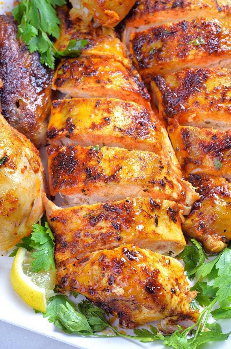 Slow Cooker Rotisserie Chicken with Smoky Paprika Seasoning