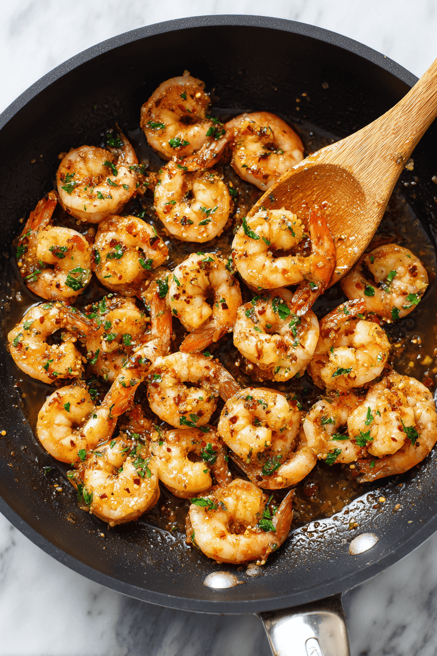 Spicy Lemon Garlic Shrimp with Buttery Citrus Sauce