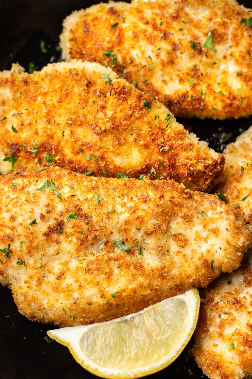 Parmesan Crusted Chicken with Crispy Panko Breading