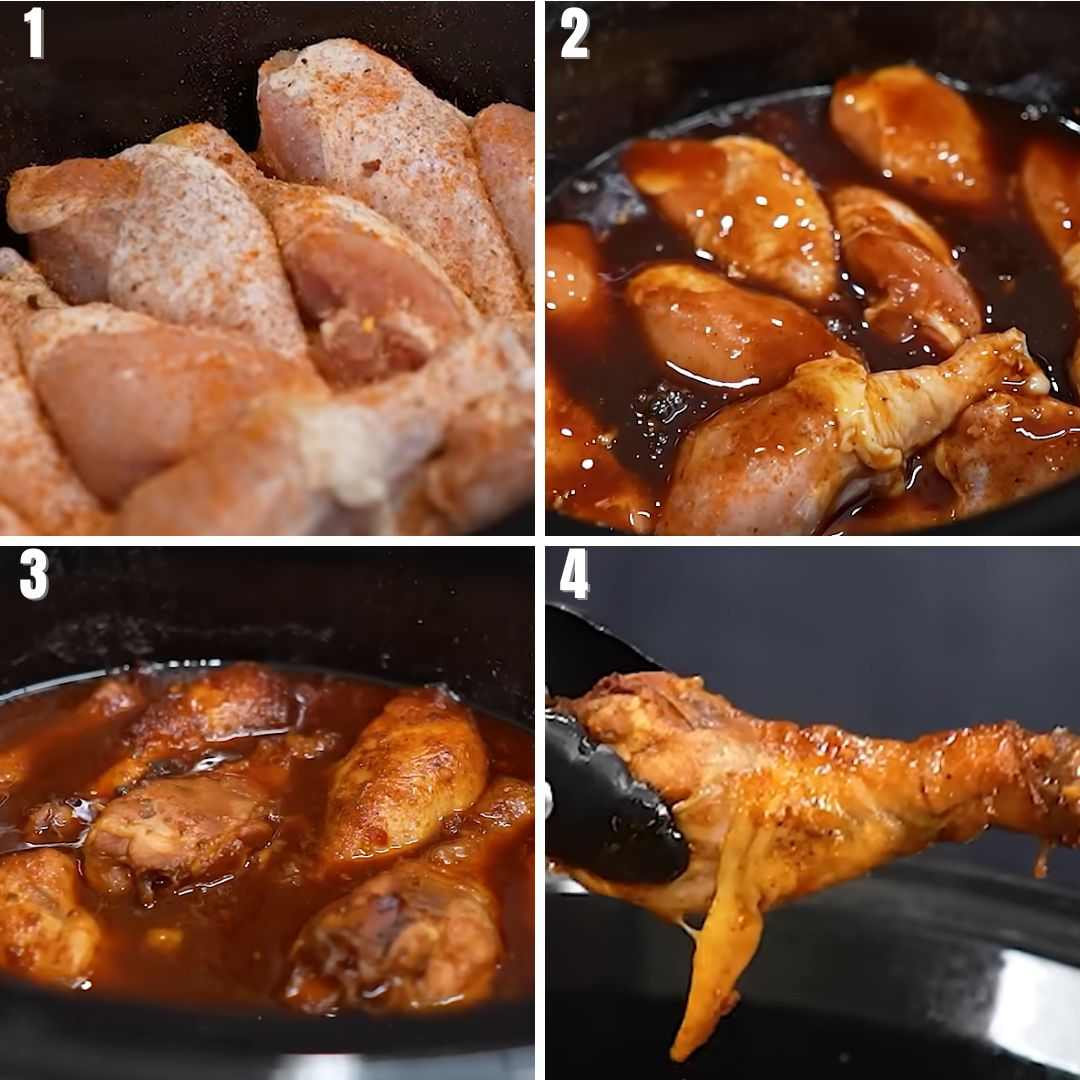 Tender Crockpot Chicken Drumsticks with Savory Garlic Lemon Broth