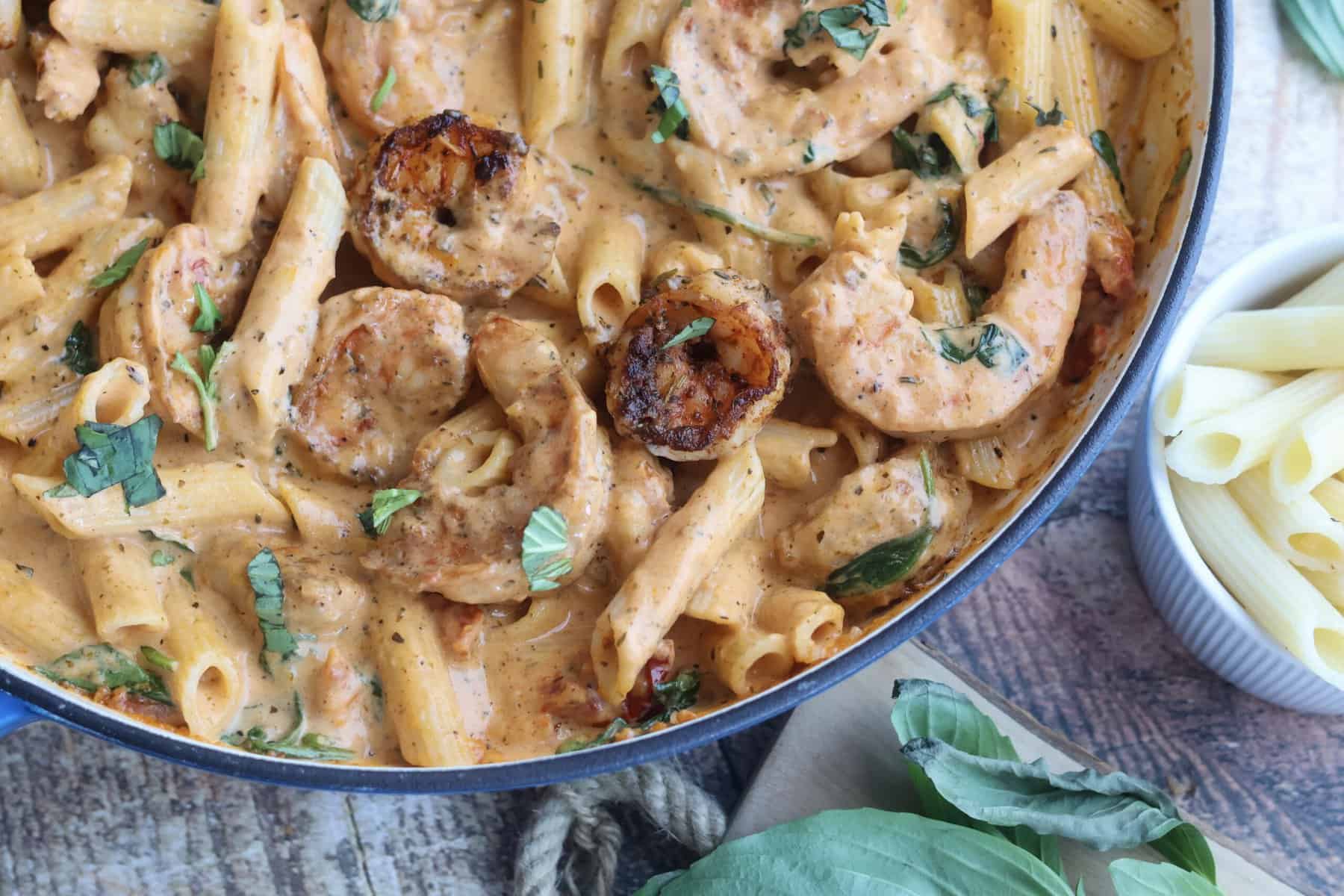 Marry Me Shrimp Pasta with Creamy Sun-Dried Tomato Sauce