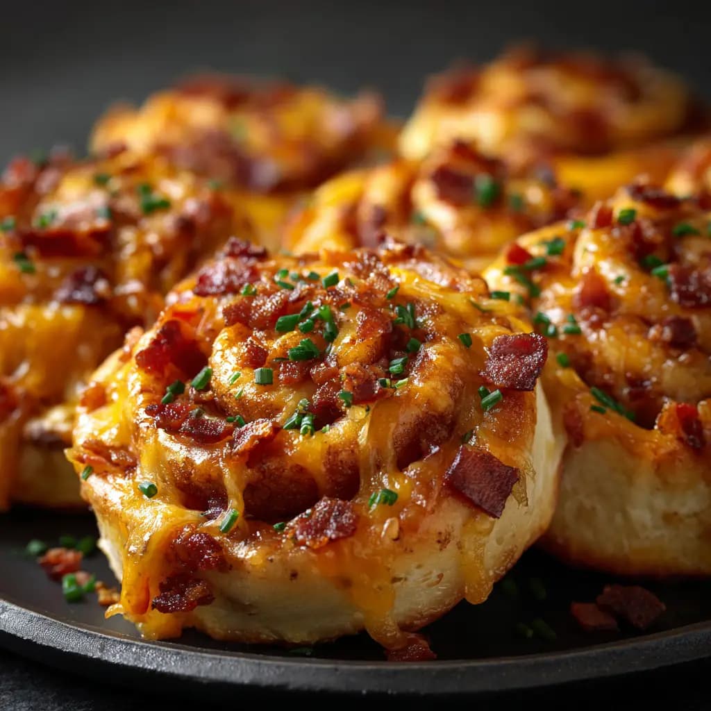 Garlic Butter Bacon Cheeseburgers with Cheddar and Brioche