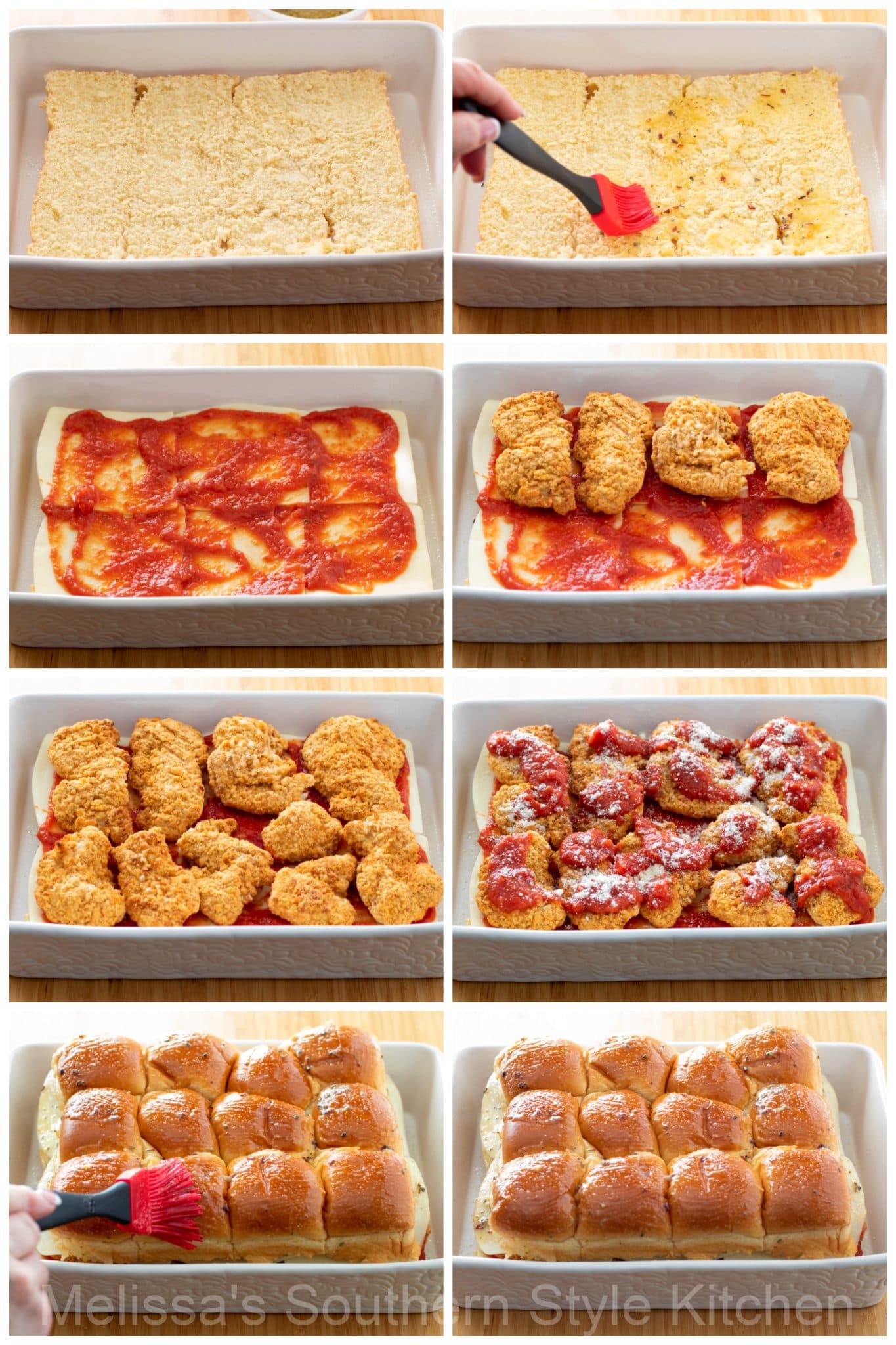 Chicken Parmesan Sliders with Gooey Mozzarella and Garlic Butter