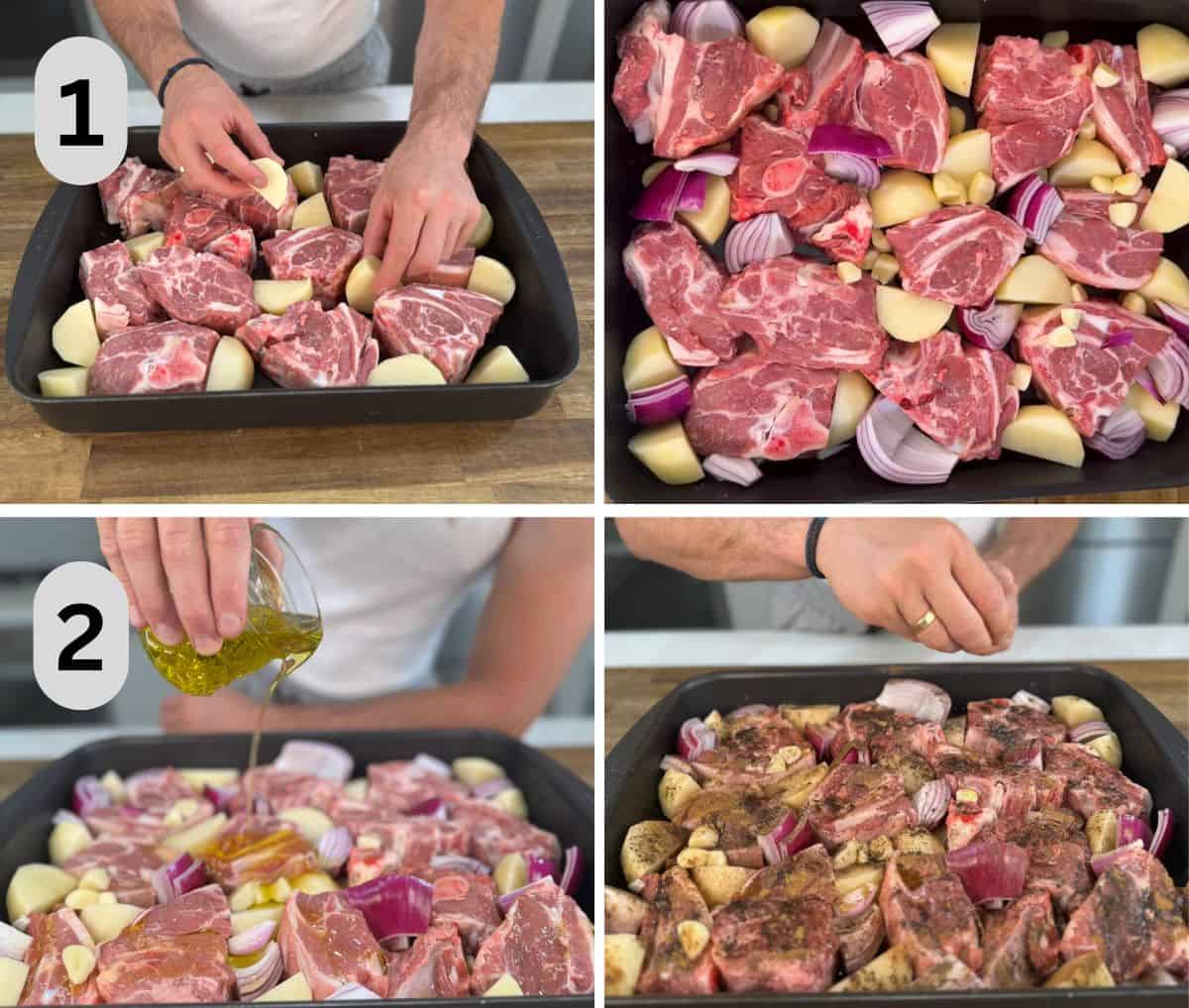 Cypriot Lamb Tava With Tender Potatoes and Warm Tomato Spices