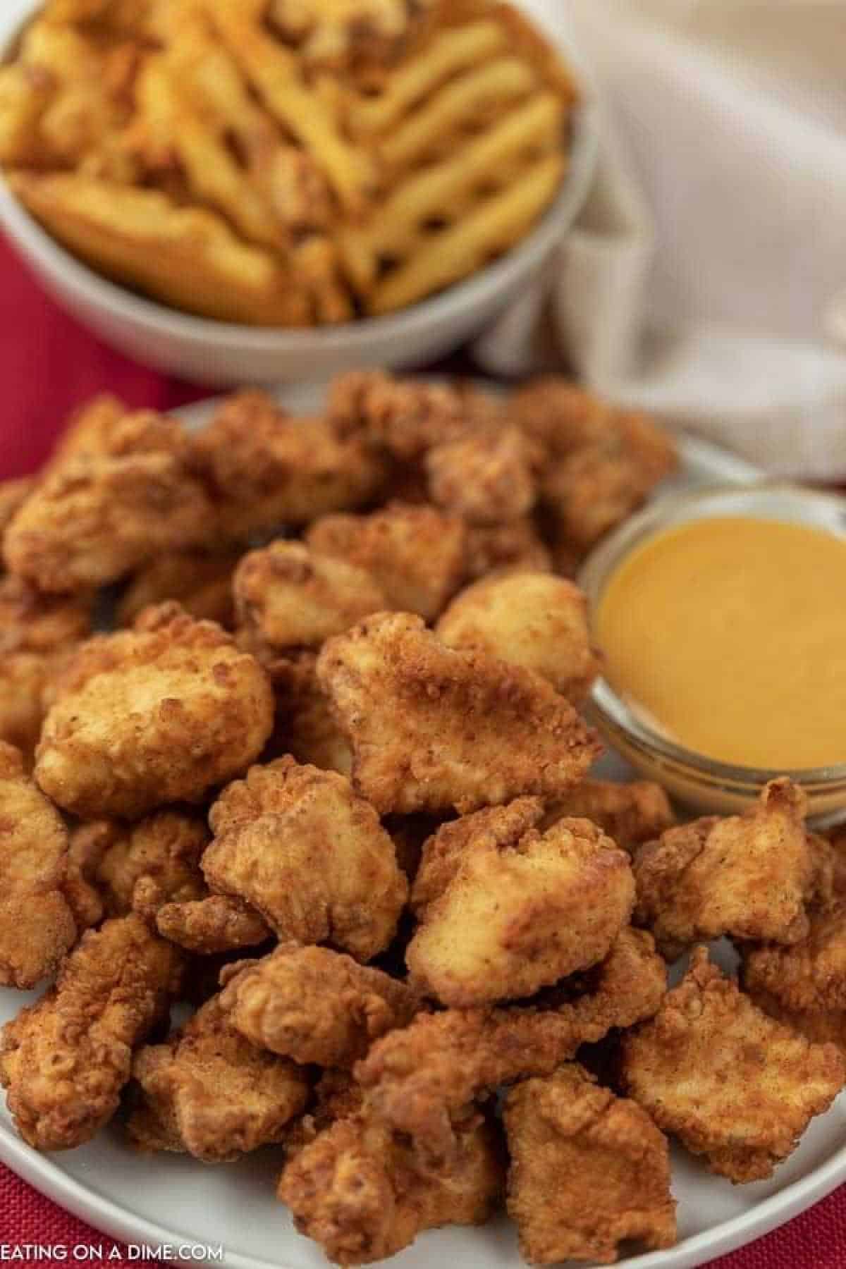 Copycat Chick-Fil-A Nuggets with Pickle Juice Marinade and Sweet Breading