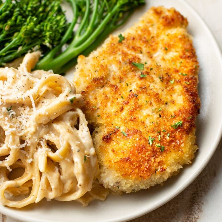 Parmesan Crusted Chicken with Crispy Panko Breading