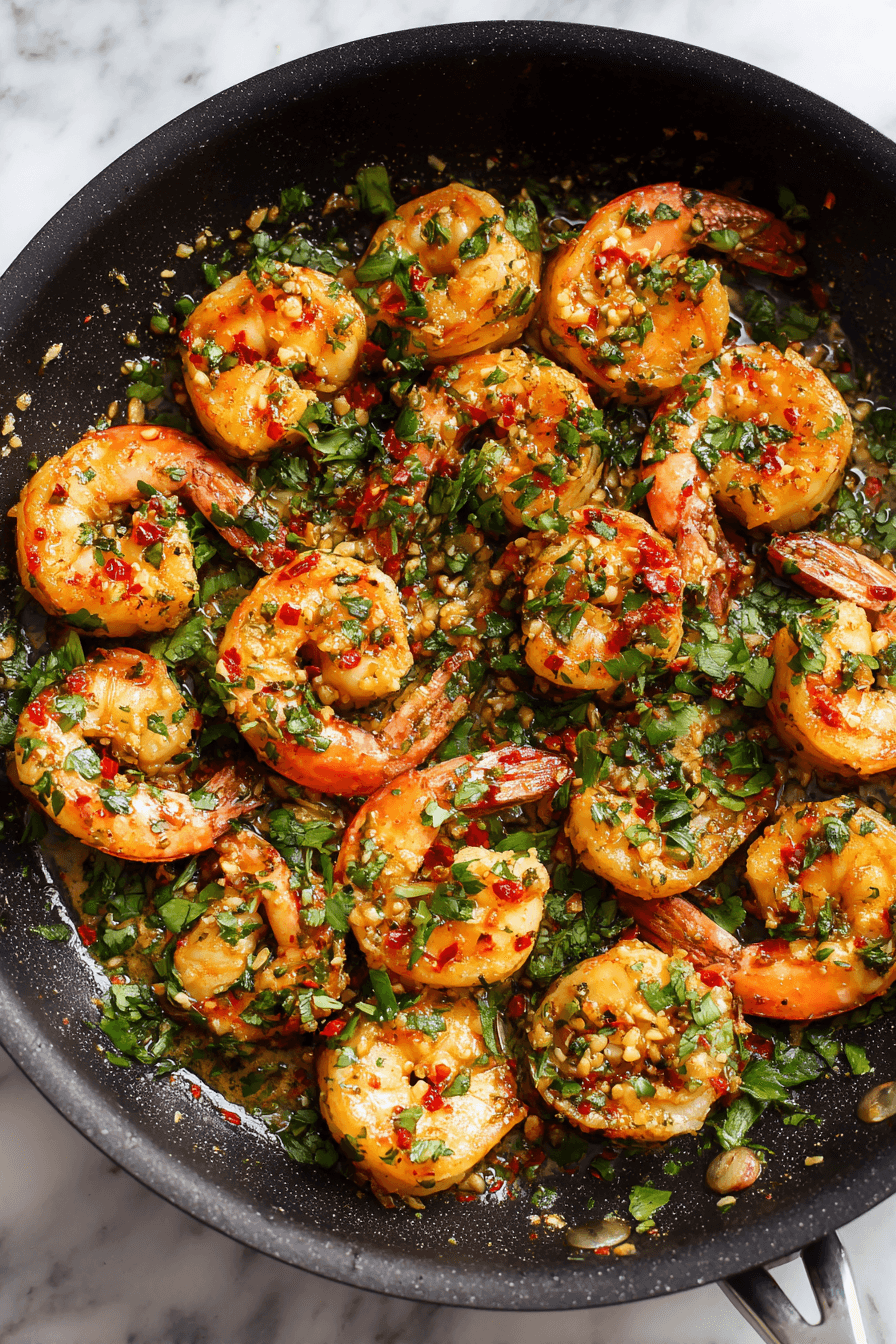 Spicy Lemon Garlic Shrimp with Buttery Citrus Sauce
